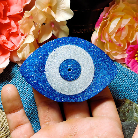 Hamsa Hand Incense Burner – Evil Eye Protection & Spiritual Home Decor | Hand of Fatima Incense Stick Holder | Meditation and Spiritual Gift - The Dark Primordial