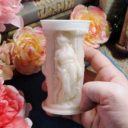 Athena Tealight Candle Holder – Greek Goddess Decor & Divine Feminine Altar Piece | Mythology Gift for Spiritual Protection - The Dark Primordial