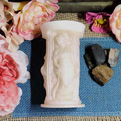 Athena Tealight Candle Holder – Greek Goddess Decor & Divine Feminine Altar Piece | Mythology Gift for Spiritual Protection - The Dark Primordial