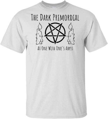 Customizable Brand Logo Shirt, The Dark Primordial Short Sleeve Graphic Logo Tee, Custom Branded Apparel, Dark Aesthetic & Alt Fashion - The Dark Primordial