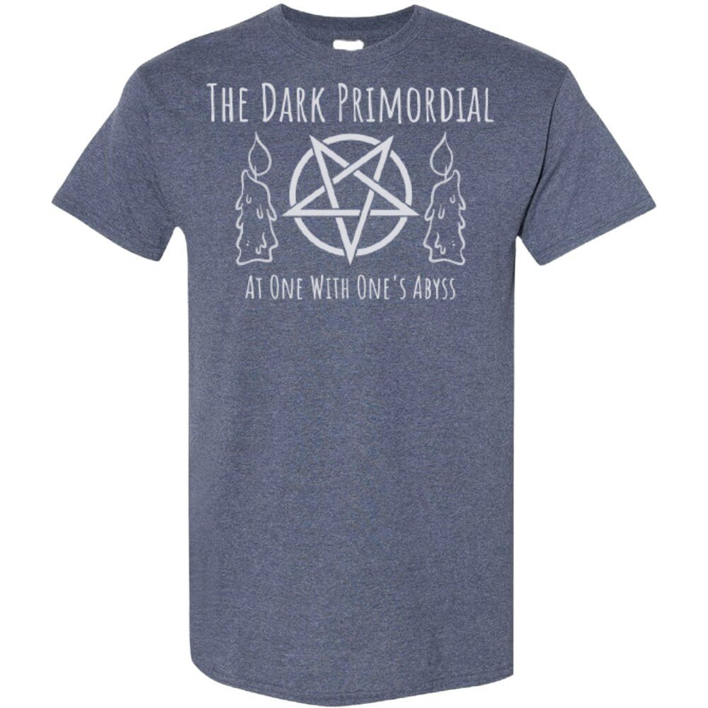 Customizable Brand Logo Shirt, The Dark Primordial Short Sleeve Graphic Logo Tee, Custom Branded Apparel, Dark Aesthetic & Alt Fashion - The Dark Primordial