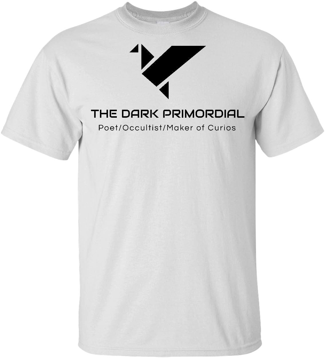 Customizable Brand Logo Shirt, The Dark Primordial Short Sleeve Graphic Logo Tee, Custom Branded Apparel, Dark Aesthetic & Alt Fashion - The Dark Primordial