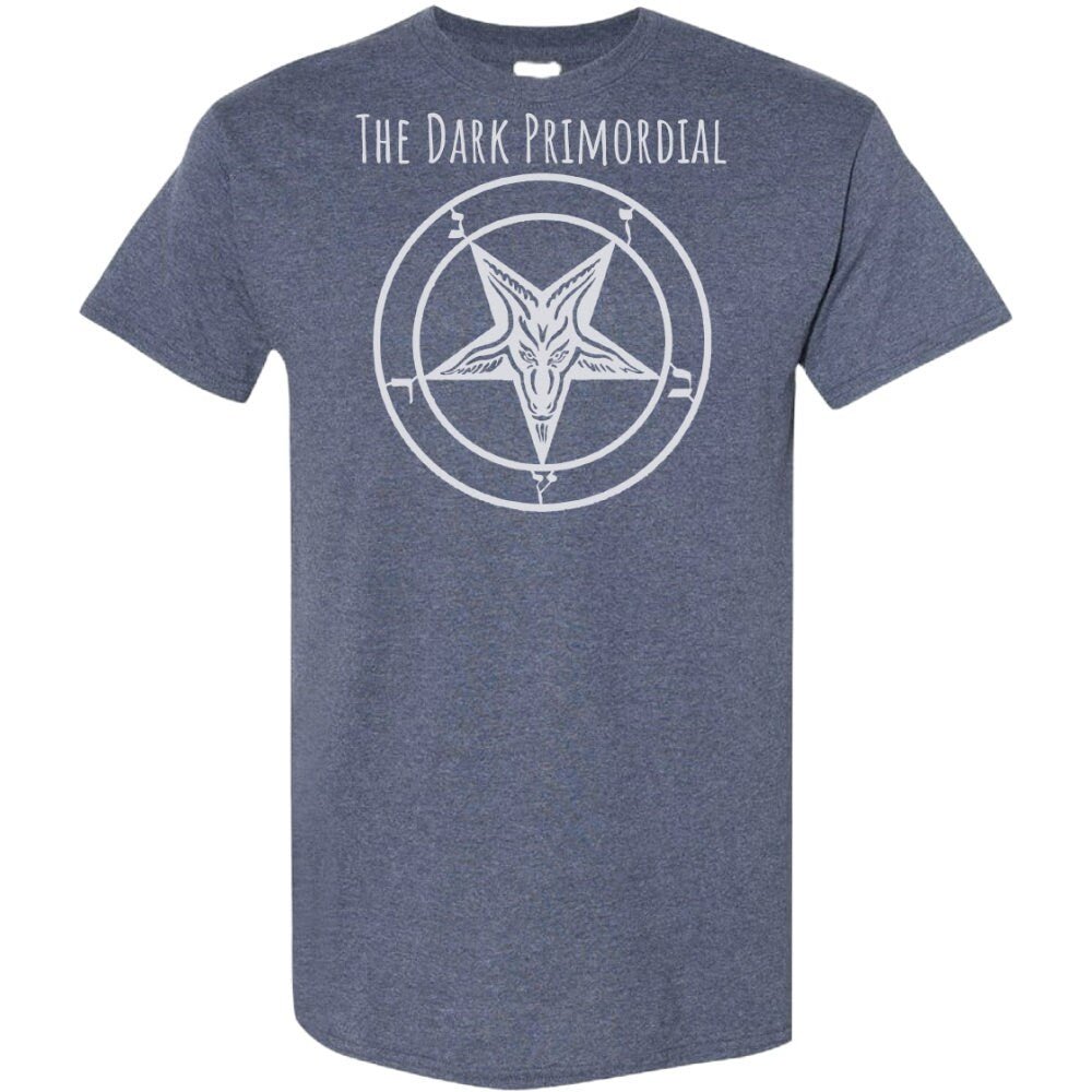 Customizable Brand Logo Shirt, The Dark Primordial Short Sleeve Graphic Logo Tee, Custom Branded Apparel, Dark Aesthetic & Alt Fashion - The Dark Primordial