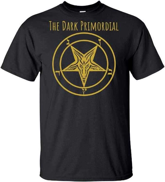 Customizable Brand Logo Shirt, The Dark Primordial Short Sleeve Graphic Logo Tee, Custom Branded Apparel, Dark Aesthetic & Alt Fashion - The Dark Primordial