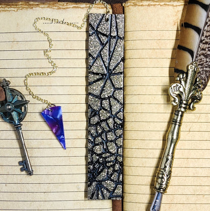 Boho Aesthetic Witch Bookmark, Secular Witchcraft Page Marker for Bookworm, Book of Shadows Pagan Gifts & Reading Gifts, Book Accessories