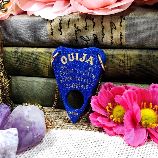 Mystical Planchette Necklace | Gothic Ouija Board Charm, Occult Witch Jewelry, Spooky Halloween Gift - The Dark Primordial