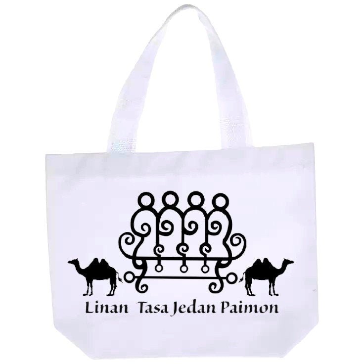 Personalized Patron Deity Tote, Goetic Sigil Graphic Carryall Bag, Custom Pagan Apparel for Spellcasting & Everyday Wear, Witchy Fashion - The Dark Primordial